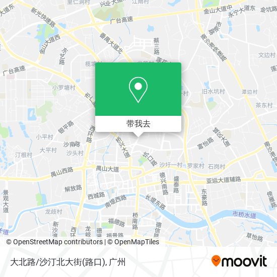 大北路/沙汀北大街(路口)地图
