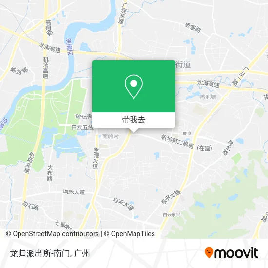 龙归派出所-南门地图