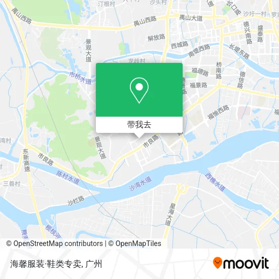 海馨服装·鞋类专卖地图