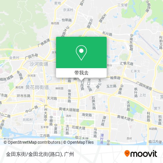 金田东街/金田北街(路口)地图