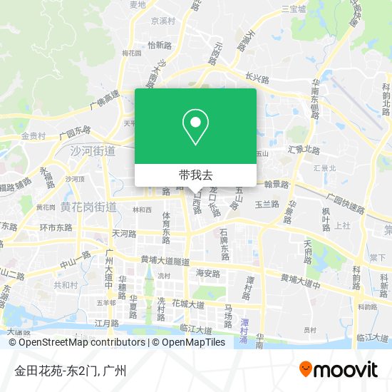 金田花苑-东2门地图
