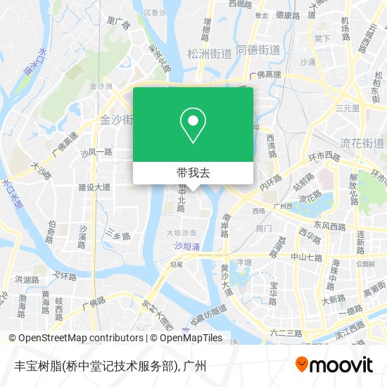 丰宝树脂(桥中堂记技术服务部)地图