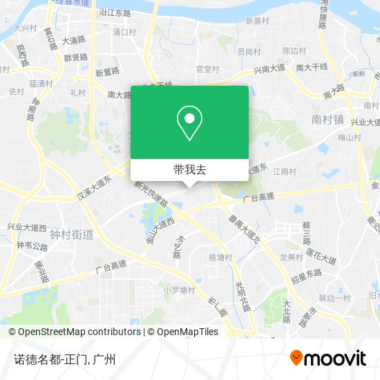 诺德名都-正门地图