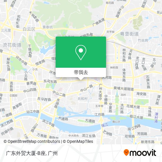广东外贸大厦-B座地图