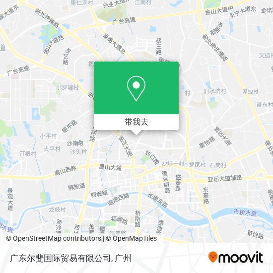 广东尔斐国际贸易有限公司地图