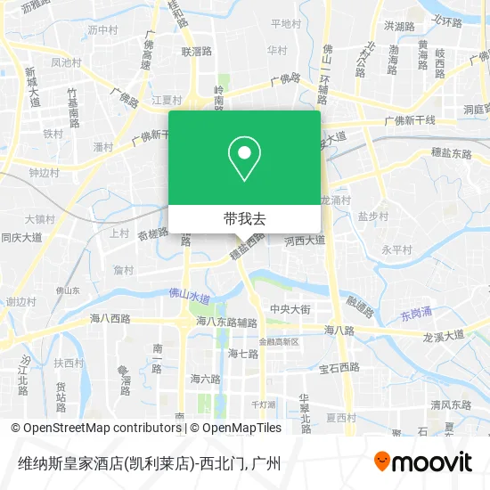 维纳斯皇家酒店(凯利莱店)-西北门地图