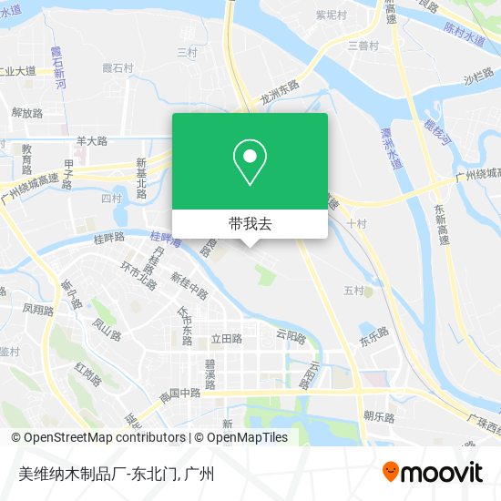 美维纳木制品厂-东北门地图