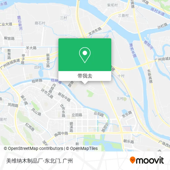 美维纳木制品厂-东北门地图
