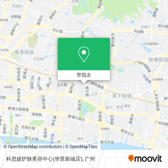 科思妮护肤美容中心(华景新城店)地图