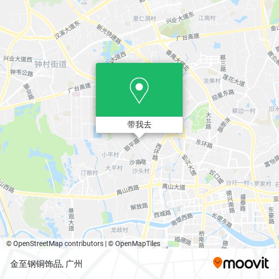 金至钢铜饰品地图