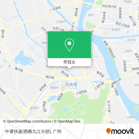 中通快递(西樵九江分部)地图