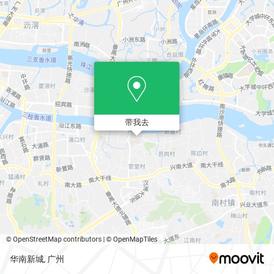 华南新城地图