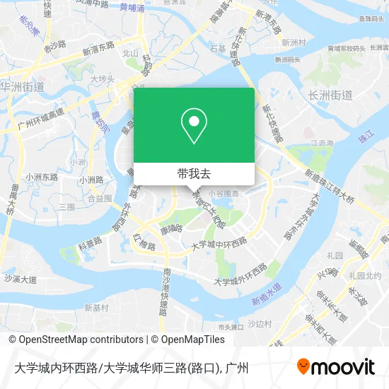大学城内环西路/大学城华师三路(路口)地图