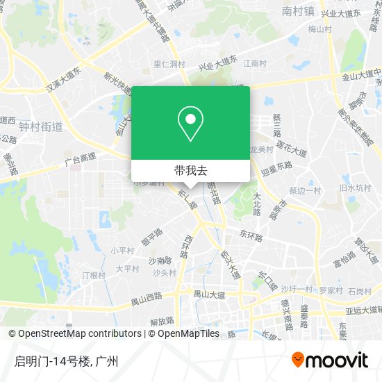 启明门-14号楼地图