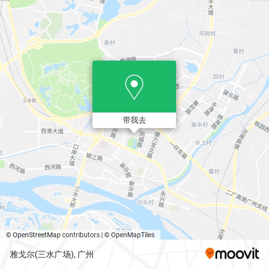 雅戈尔(三水广场)地图
