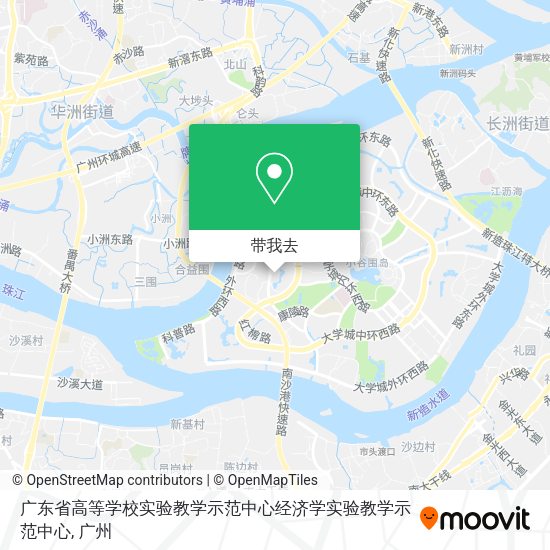 广东省高等学校实验教学示范中心经济学实验教学示范中心地图