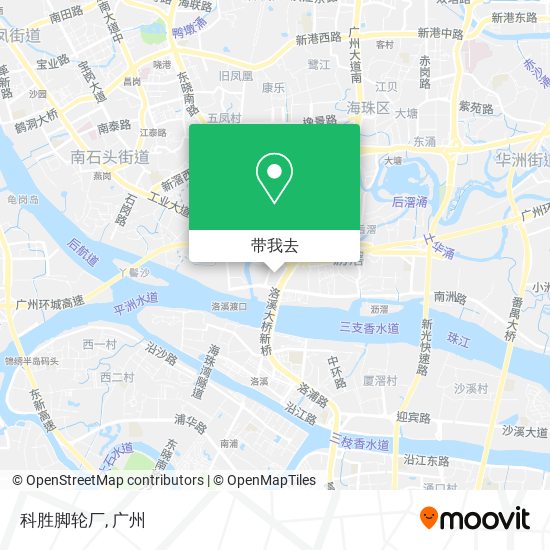 科胜脚轮厂地图
