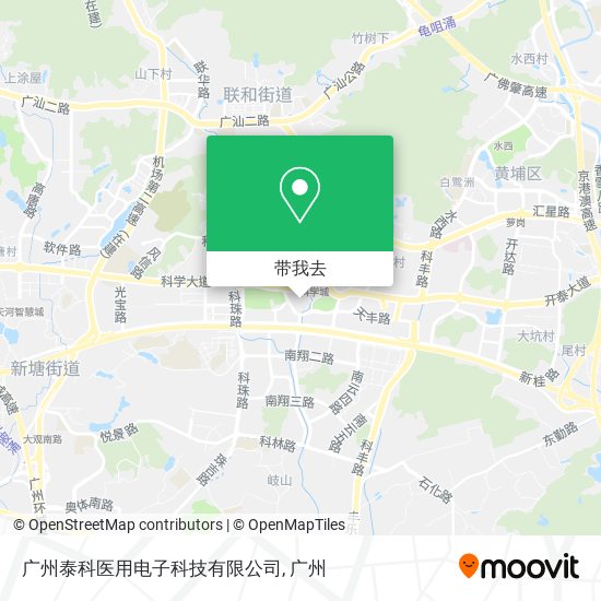 广州泰科医用电子科技有限公司地图