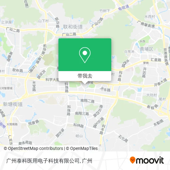 广州泰科医用电子科技有限公司地图