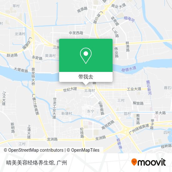 晴美美容经络养生馆地图