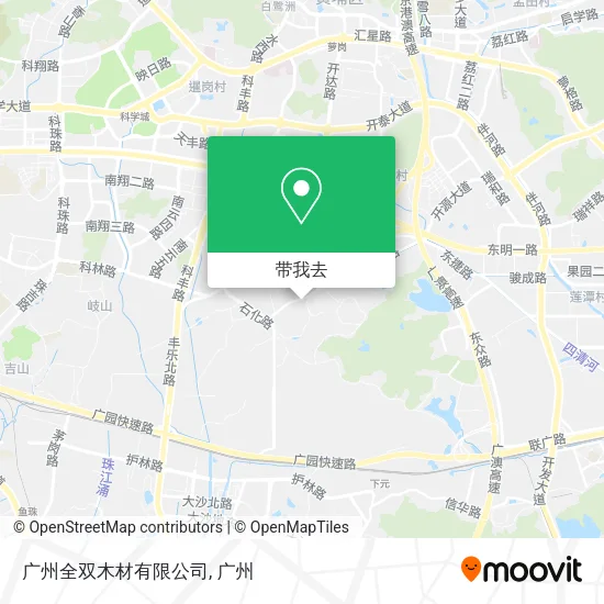 广州全双木材有限公司地图