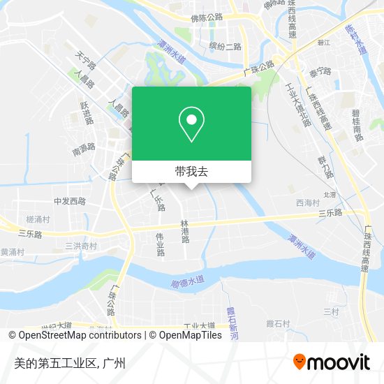 美的第五工业区地图