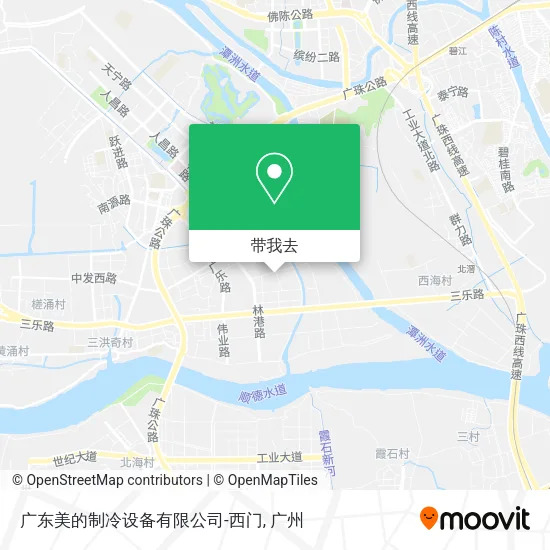 广东美的制冷设备有限公司-西门地图