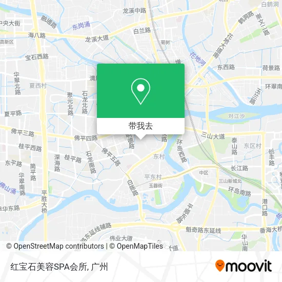 红宝石美容SPA会所地图