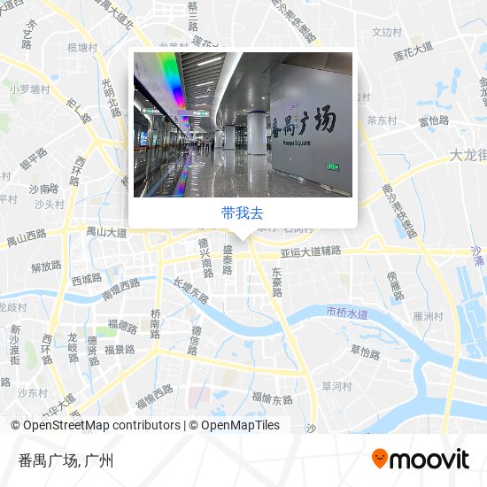 番禺广场地图