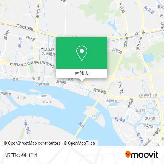 权甫公祠地图