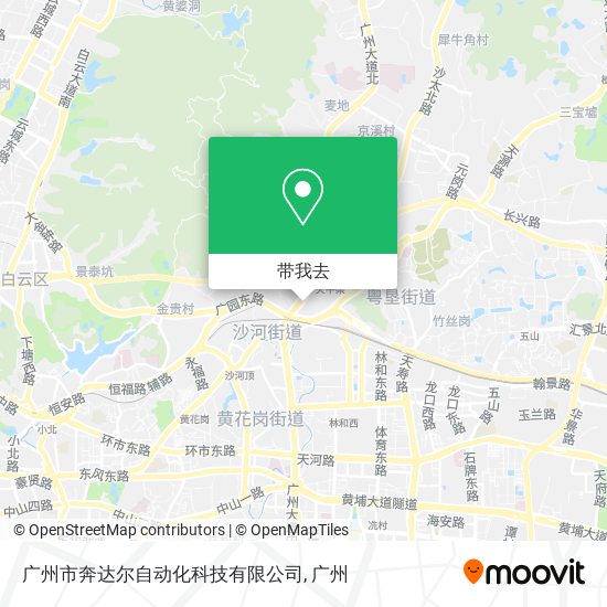 广州市奔达尔自动化科技有限公司地图