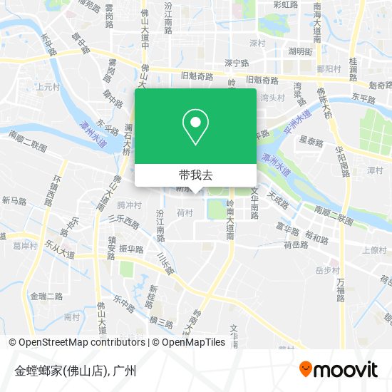金螳螂家(佛山店)地图