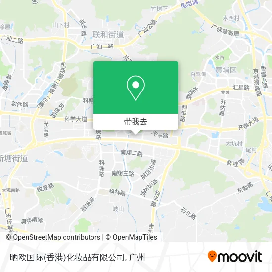 晒欧国际(香港)化妆品有限公司地图