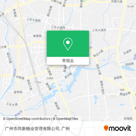 广州市尚新物业管理有限公司地图