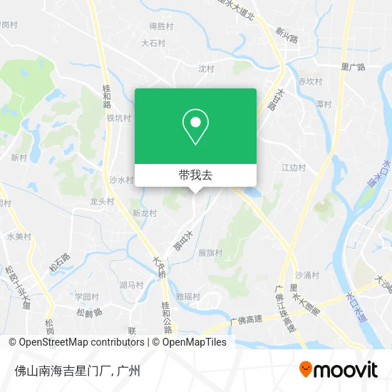 佛山南海吉星门厂地图