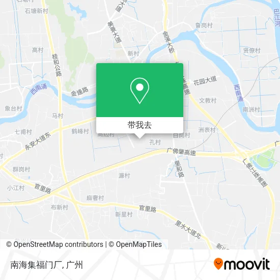 南海集福门厂地图