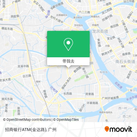 招商银行ATM(金达路)地图