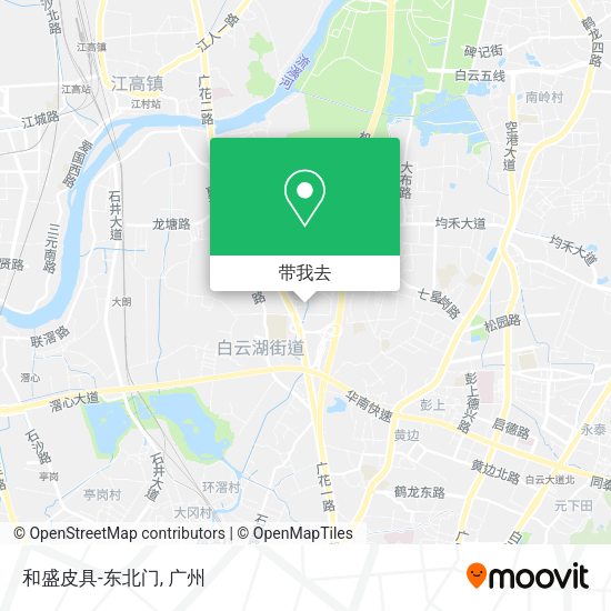 和盛皮具-东北门地图