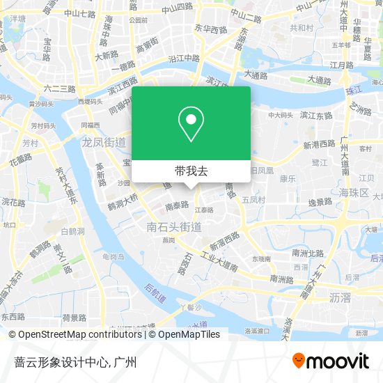 蔷云形象设计中心地图
