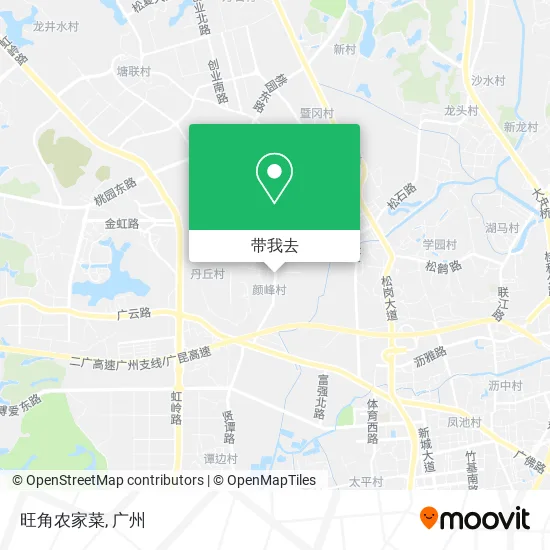 旺角农家菜地图