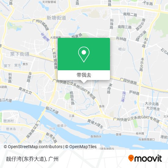 靓仔湾(东乔大道)地图