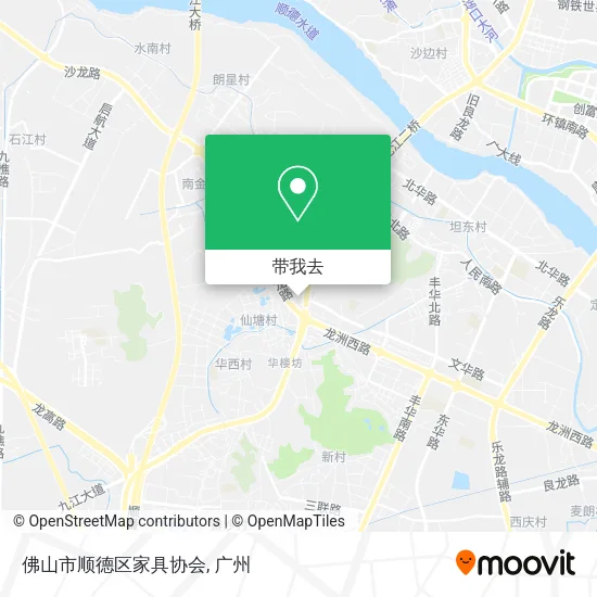 佛山市顺德区家具协会地图