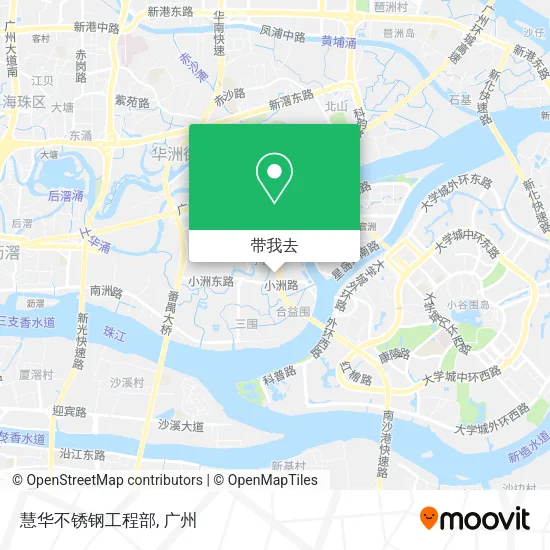慧华不锈钢工程部地图