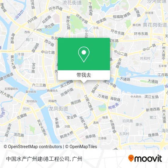 中国水产广州建i港工程公司地图