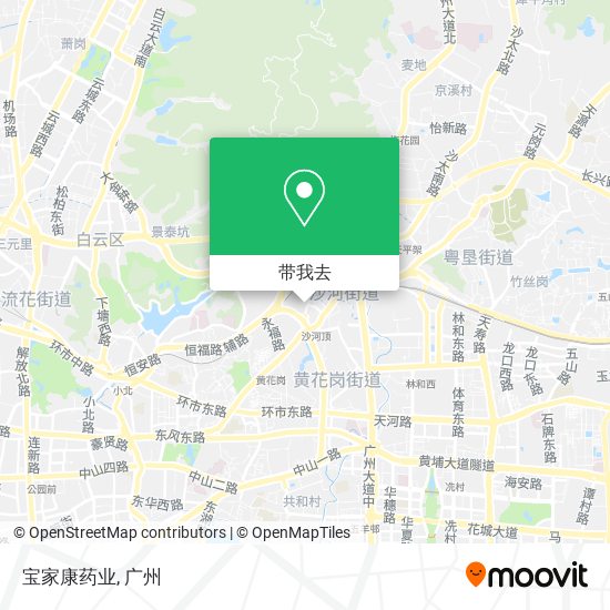 宝家康药业地图