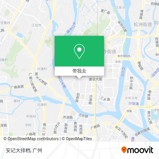 安记大排档地图
