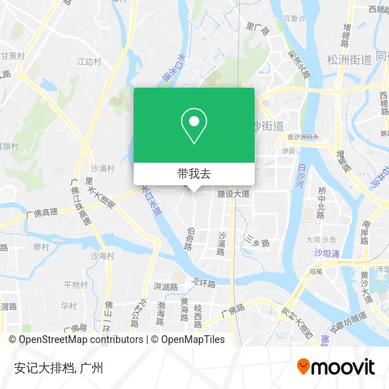 安记大排档地图