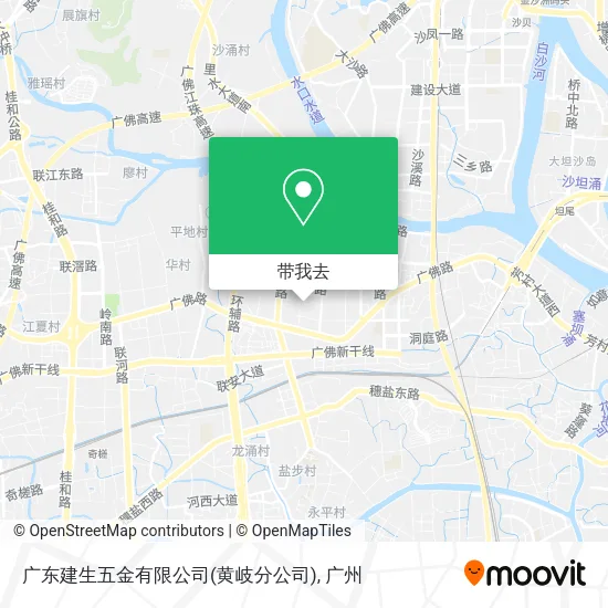 广东建生五金有限公司(黄岐分公司)地图