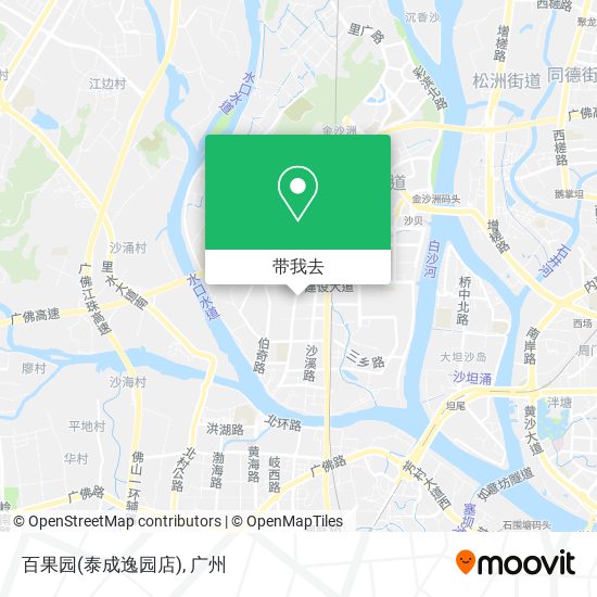 百果园(泰成逸园店)地图