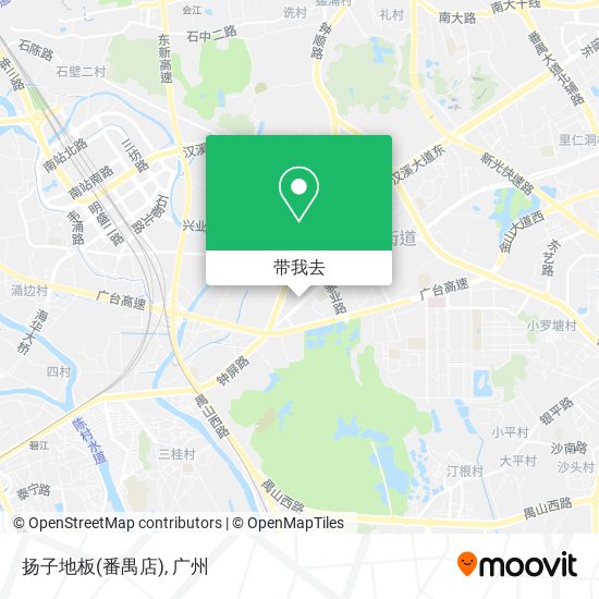 扬子地板(番禺店)地图
